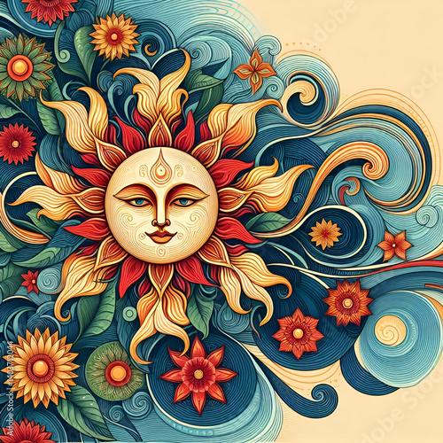 Aurudu, Sinhala and Tamil New Year Sun, Sri Lanka New Year