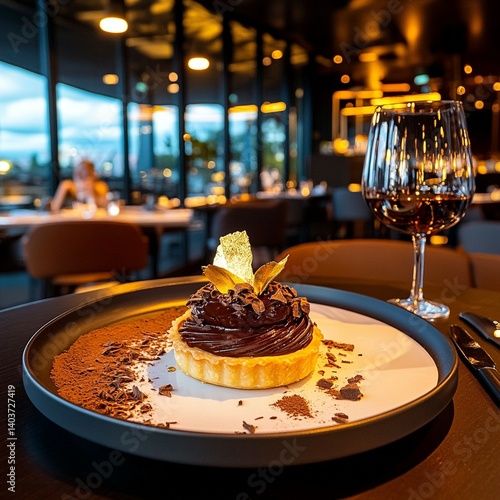 table setting at restaurant