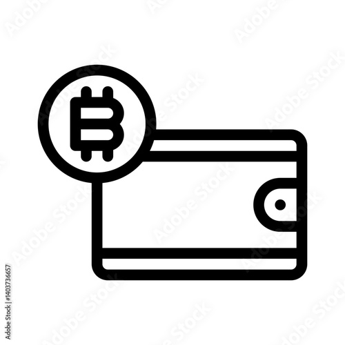 wallet line icon