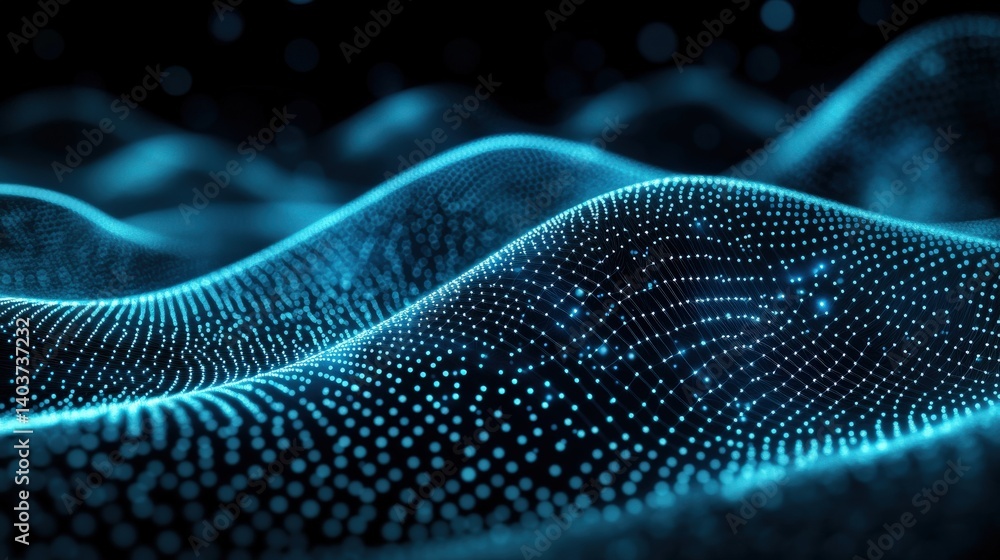 Abstract Digital Waveform Pattern Abstract Digital Waveform Pattern