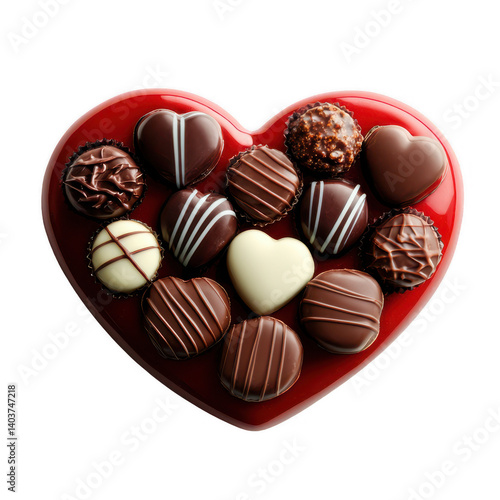Heart-Shaped Box of Assorted Chocolates: A Sweet Symbol of Love and Indulgence