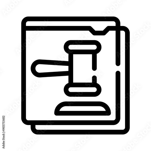 online auction line icon