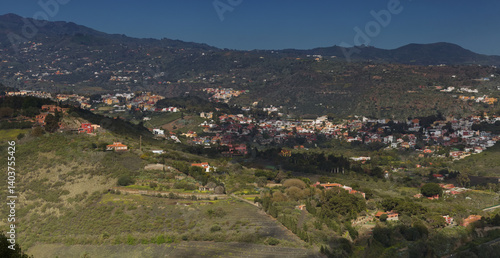 Wallpaper Mural View from Pico de Bandama, Gran Canaria Torontodigital.ca