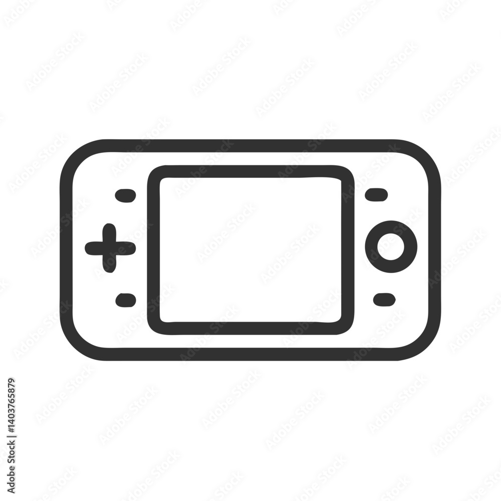 Handheld Gaming Console Icon Representing Portable Gaming Handheld Gaming Console Icon Representing Portable Gaming