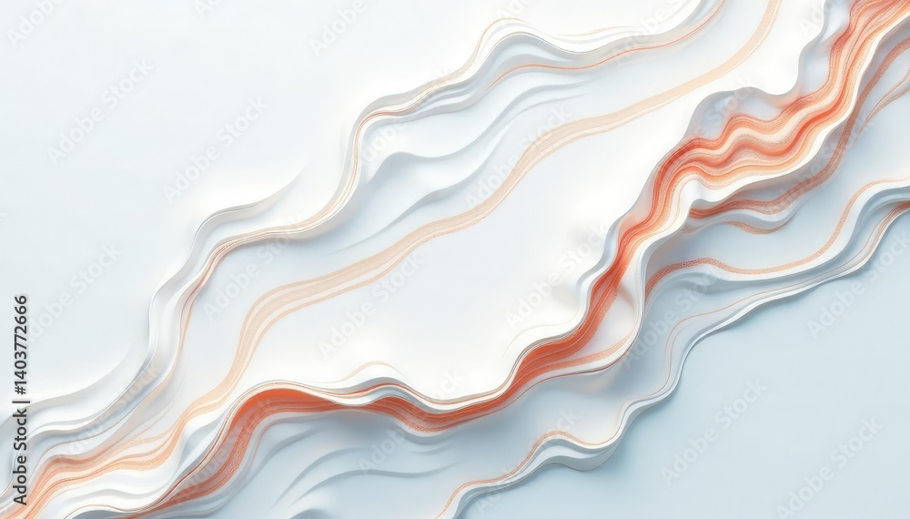 Fototapeta premium Abstract white marble texture, swirling patterns , swirl, pure