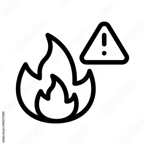 fire line icon