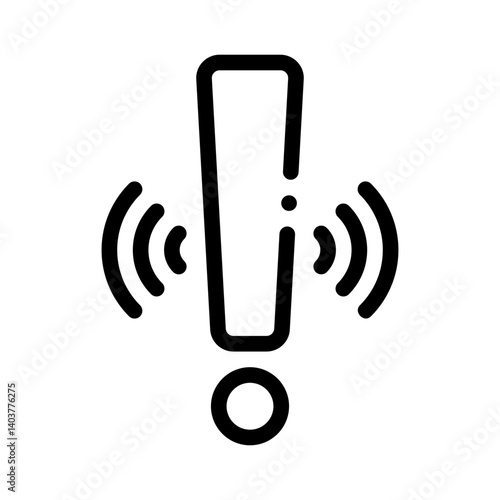 alert line icon