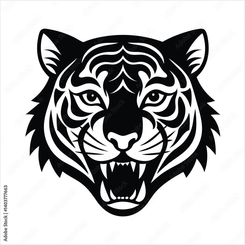vector illustration of a tiger vector illustration of a tiger