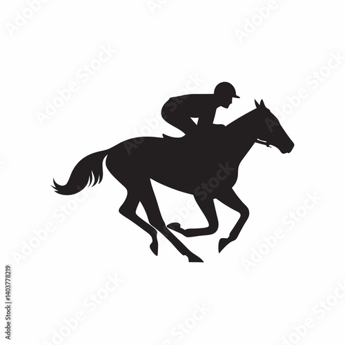 horse silhouette vector