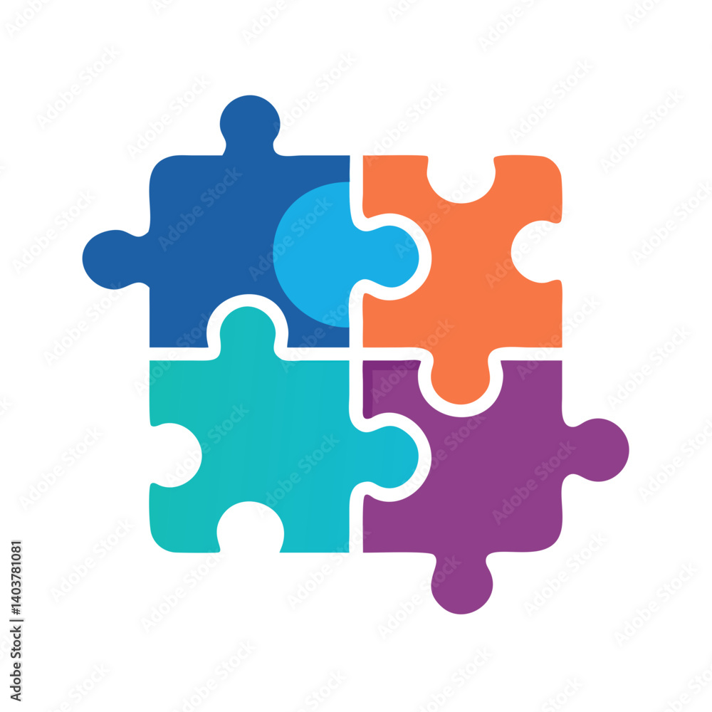 Puzzle Pieces Icon Representing Creative Problem Solving and Strategic Thinking Puzzle Pieces Icon Representing Creative Problem Solving and Strategic Thinking