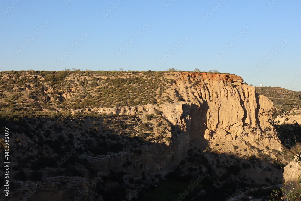 Paysage dans la Sierra Nevada, région d'Andalousie, Espagne