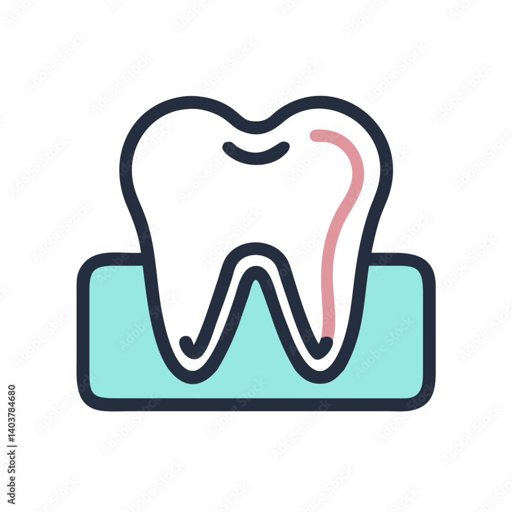 Teeth Icon Representing Dental Care and Oral Health Teeth Icon Representing Dental Care and Oral Health
