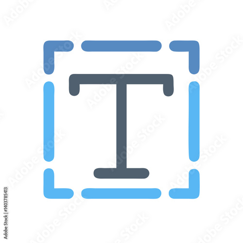 Typography Tool in Interface Icon Representing Text Styling and Font Customization