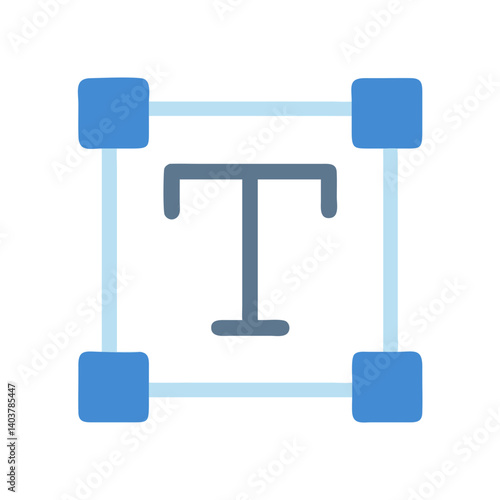 Typography Tool in Interface Icon Representing Text Styling and Font Customization