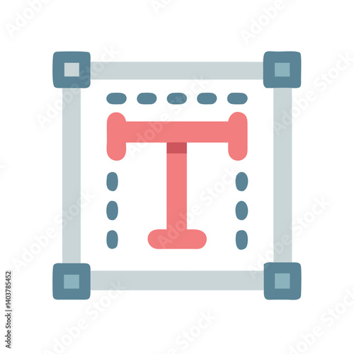 Typography Tool in Interface Icon Representing Text Styling and Font Customization