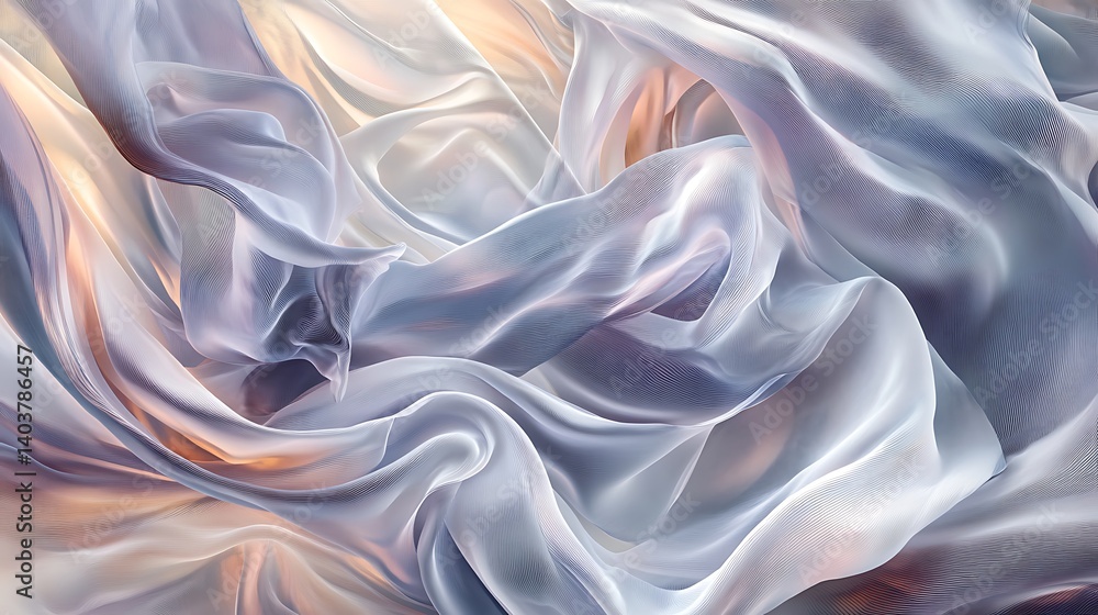 Obraz premium A wavy fluid abstract background