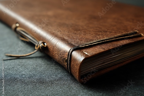 A classic vintage-style blank notebook is ideal for creative writing and journaling enthusiasts.