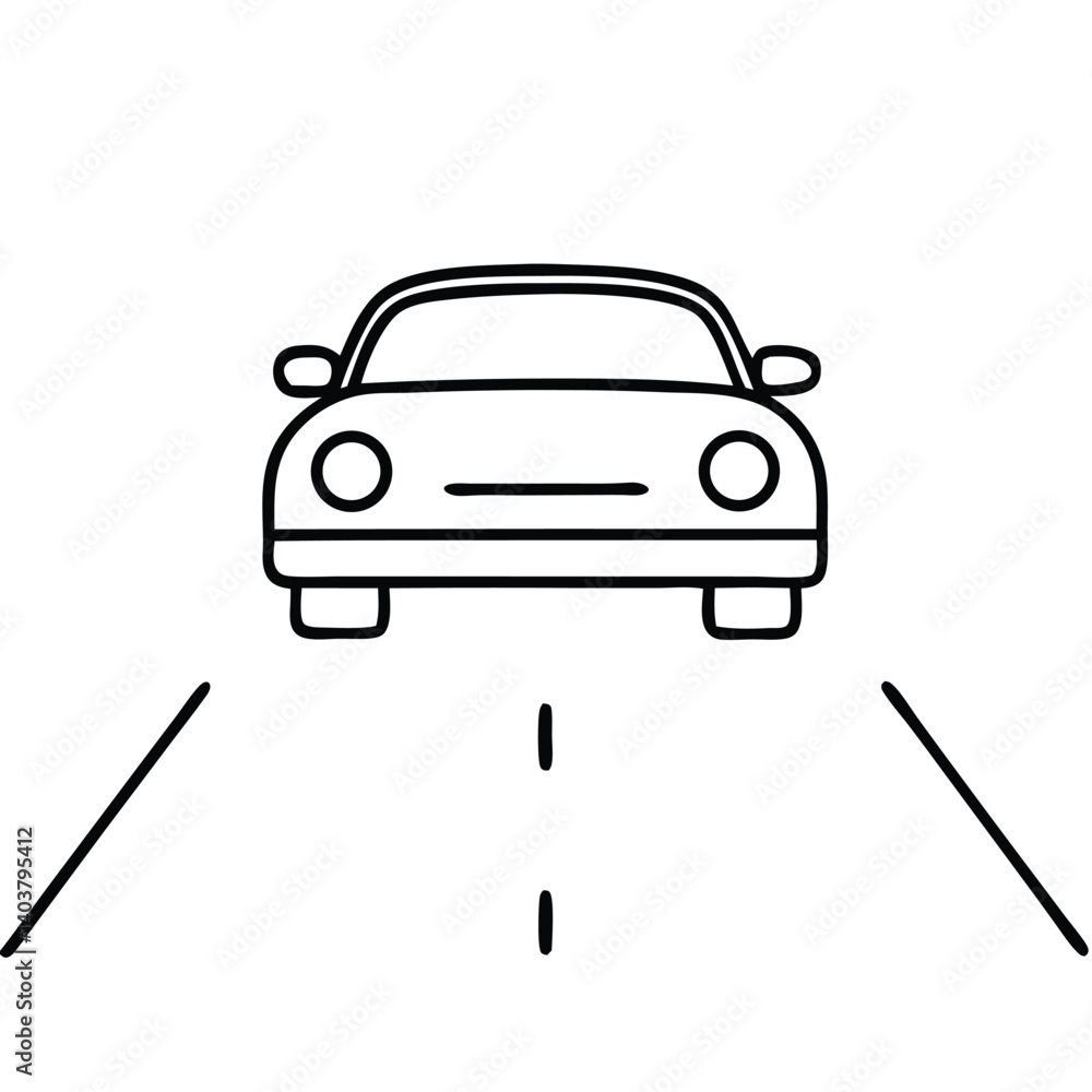 car vector illustration on white background