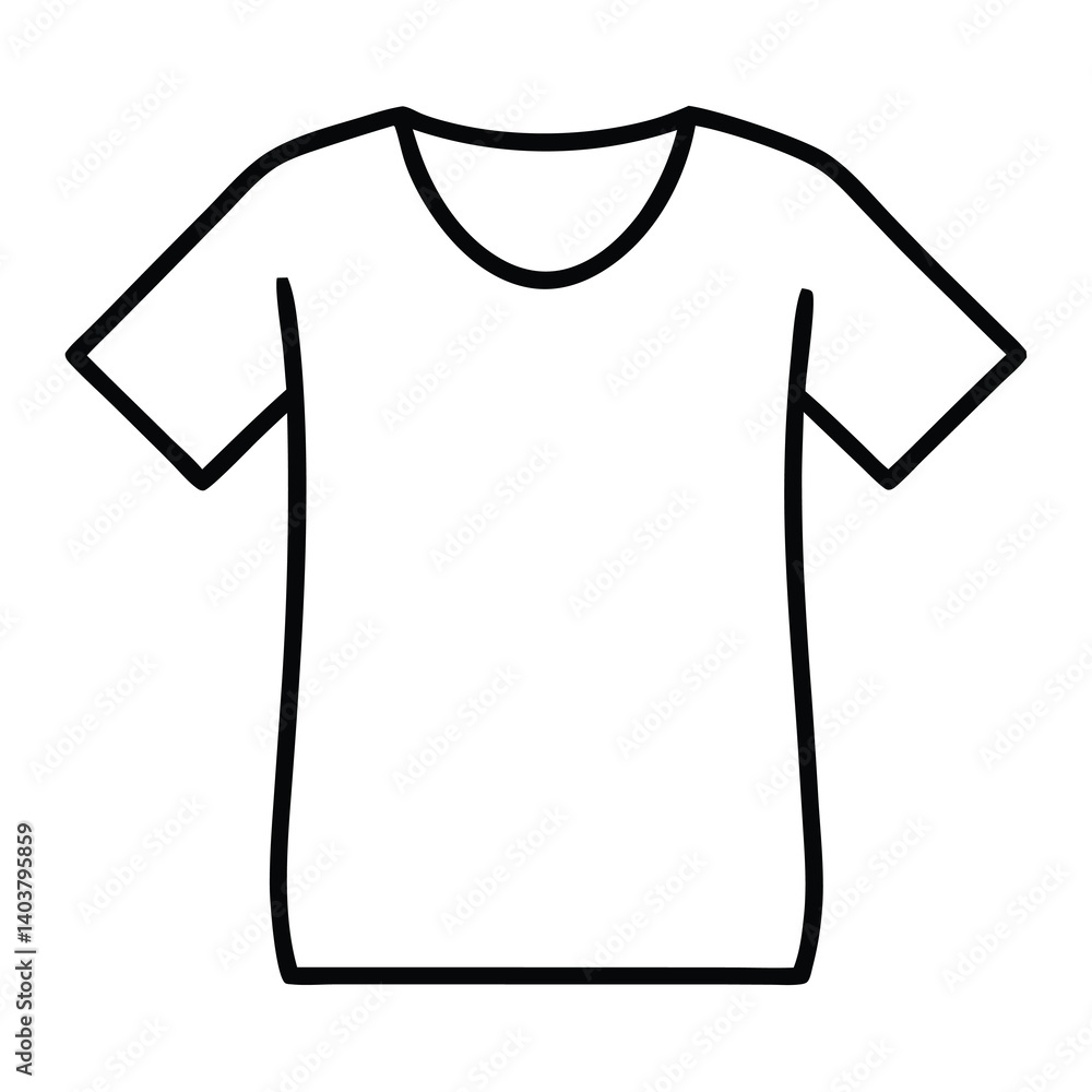 vector illustration of a t shirt