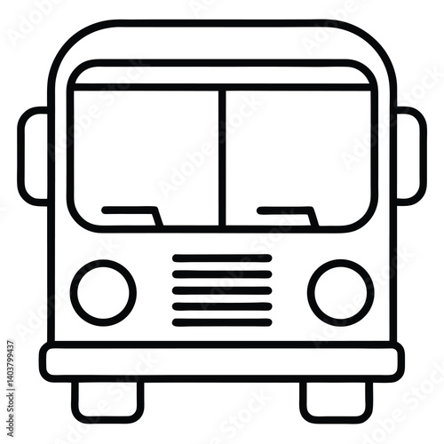 Obraz na płótnie Bus icon vector illustration w salonie