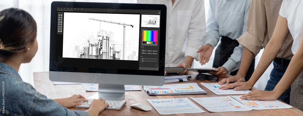 Architectural design brisk software application for architect business and professional designer