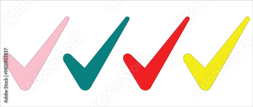 Check Marks. Files prepared for  Clip Art.