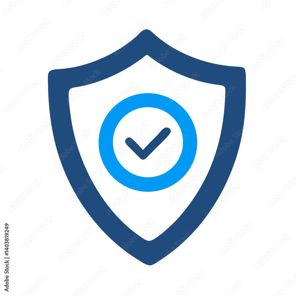 Shield Icon Representing Protection and Security Shield Icon Representing Protection and Security