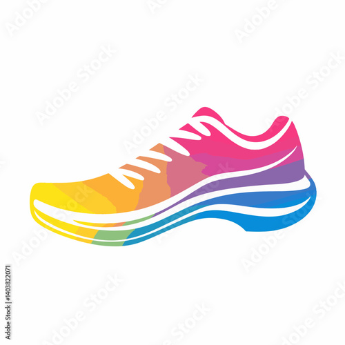 Simple shoes shop logo vector. Modern shoes shop icon.