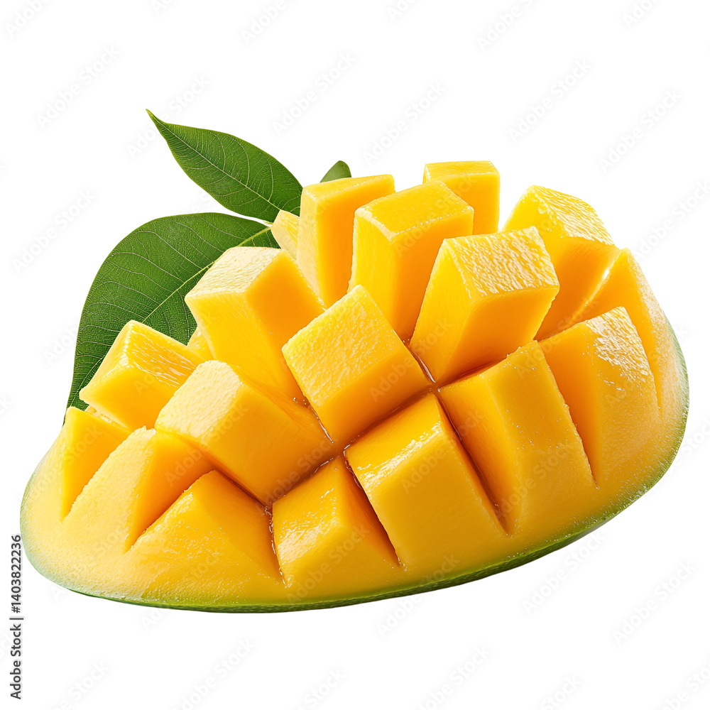 Juicy Mango Cubes Fresh Tropical Fruit Delight Juicy Mango Cubes Fresh Tropical Fruit Delight