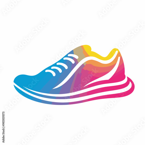 Simple shoes shop logo vector. Modern shoes shop icon.