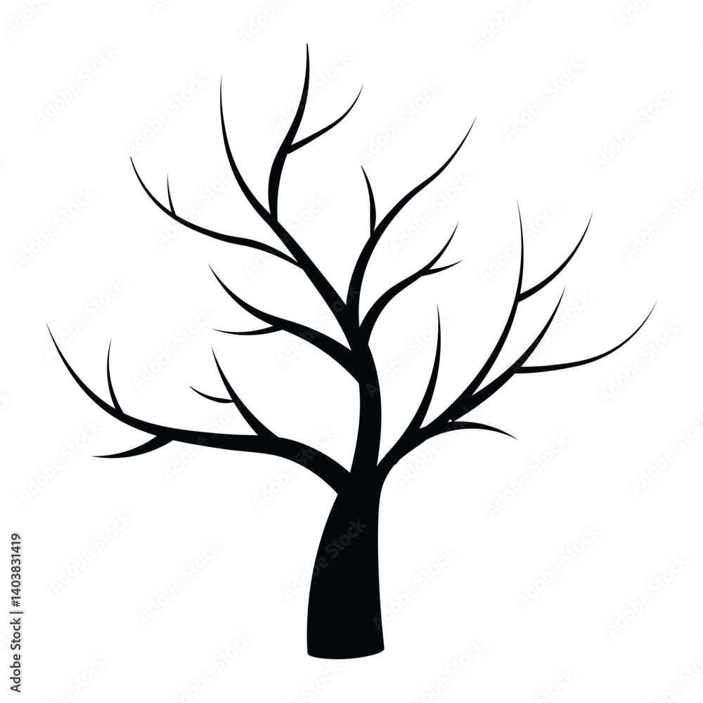 Obraz premium Tree silhouette