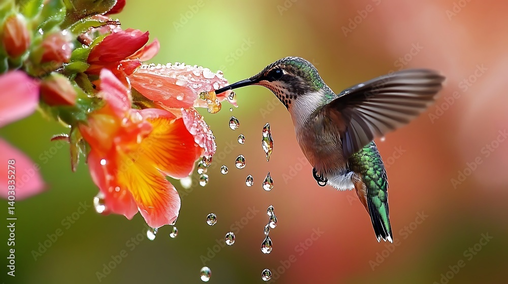 Fototapeta premium humming bird