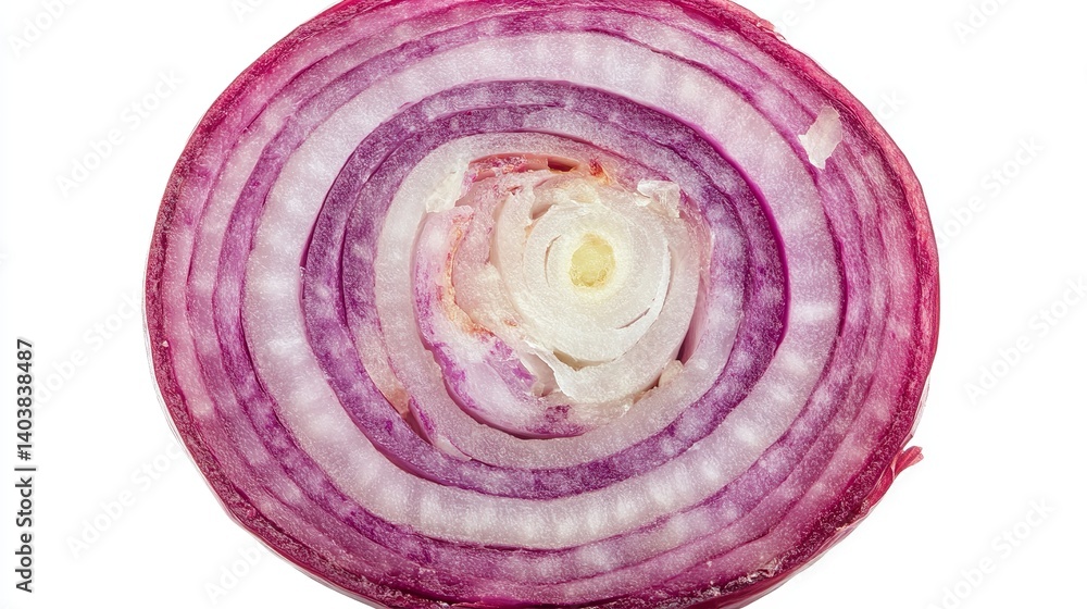 Red onion slice cross section macro photography food vegetable cooking ingredient closeup fresh healthy diet Red onion slice cross section macro photography food vegetable cooking ingredient closeup fresh healthy diet
