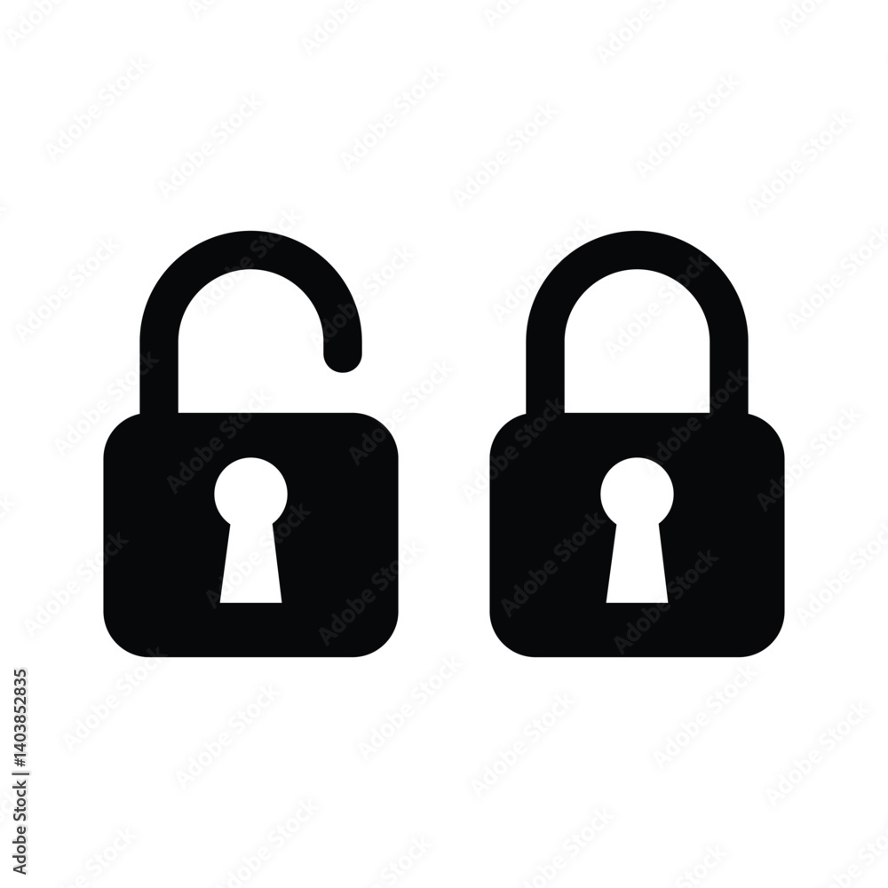 Vector locke icons. Icon for the site Vector locke icons. Icon for the site