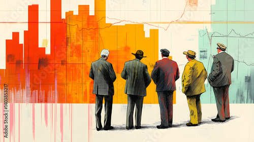 investors looking chart wondering