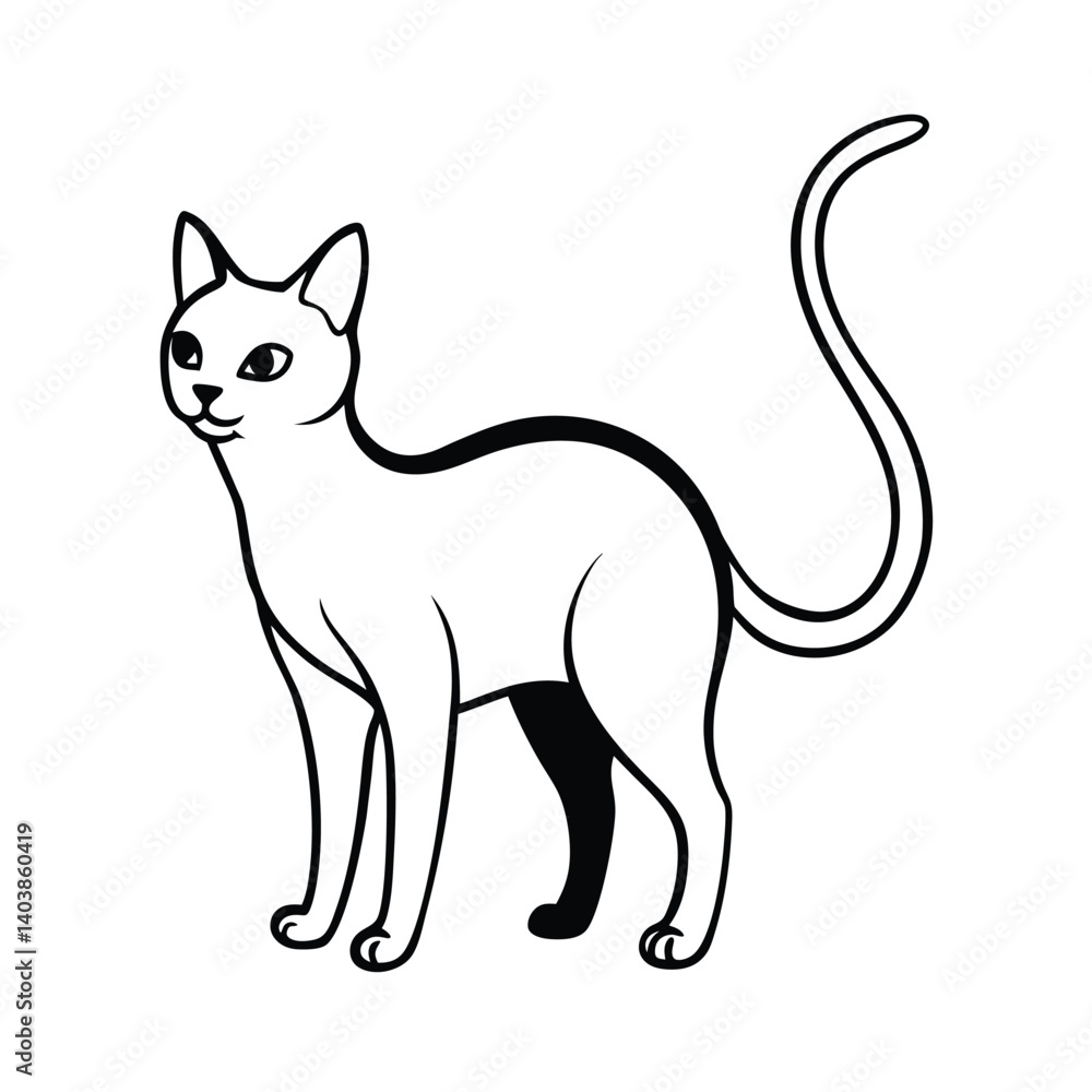 black cat with arched back line art on white backg (1).eps black cat with arched back line art on white backg (1).eps