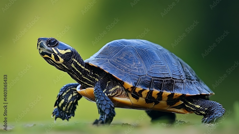Obraz premium Turtle Walking in Grass