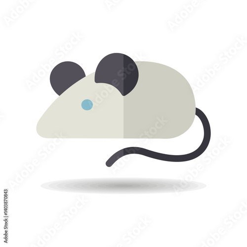 Field mouse vector isolated icon