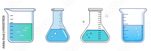 beaker icon, beaker vector illustration-simple illustration of beaker, perfect for beaker logos and icons