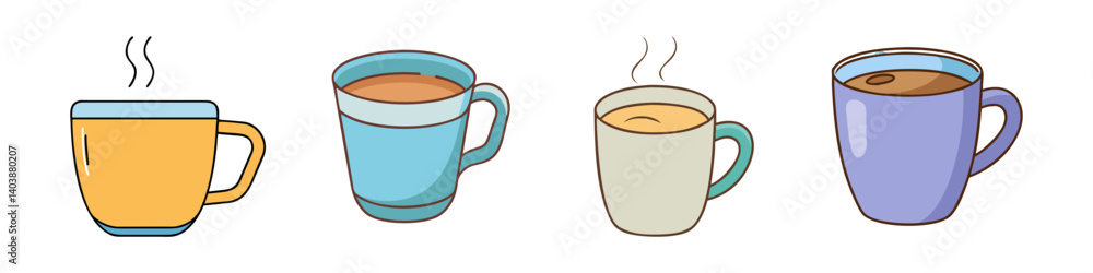 coffee mug icon, coffee mug vector illustration-simple illustration of coffee mug, perfect for coffee mug logos and icons coffee mug icon, coffee mug vector illustration-simple illustration of coffee mug, perfect for coffee mug logos and icons