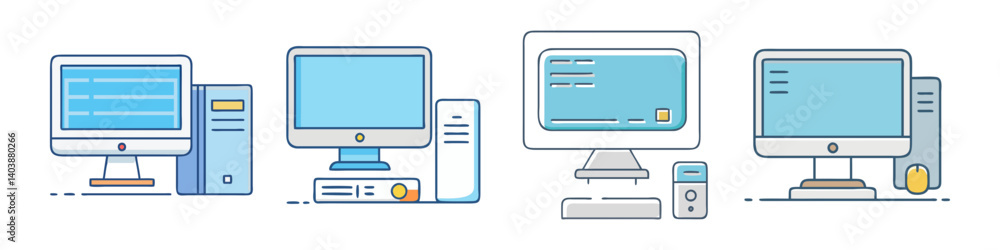 computer icon, computer vector illustration-simple illustration of computer, perfect for computer logos and icons computer icon, computer vector illustration-simple illustration of computer, perfect for computer logos and icons