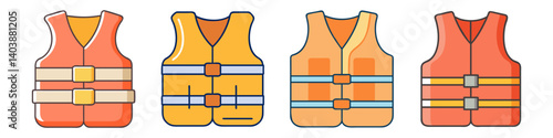 life vest icon, life vest vector illustration-simple illustration of life vest, perfect for life vest logos and icons