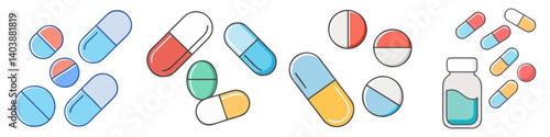pills icon, pills vector illustration-simple illustration of pills, perfect for pills logos and icons