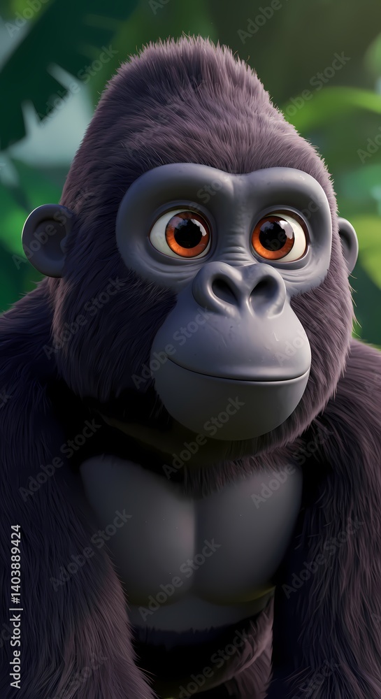 Fototapeta premium monkey gorilla nature animal