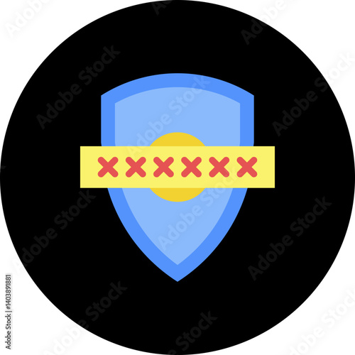 Security Token icon vector illustration