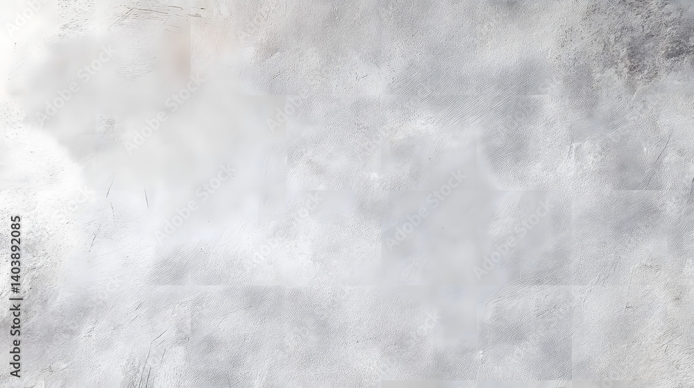 Obraz premium Light Grey Concrete Texture Background. Premium White Banner with copy-space.