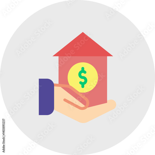 Home Loan icon vector illustration