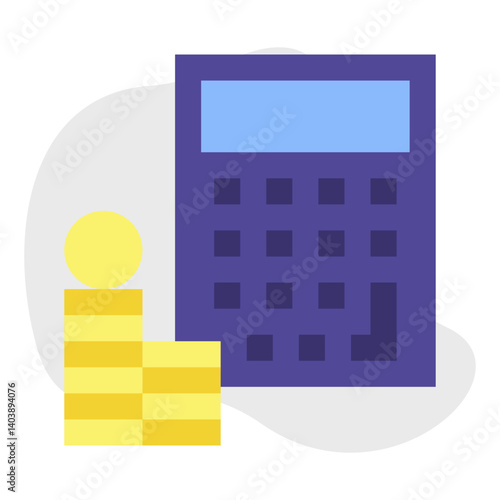 Accounting icon vector illustration