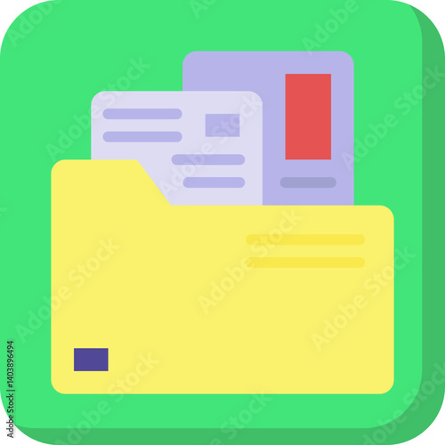 Portfolio icon vector illustration