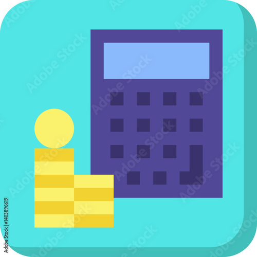 Accounting icon vector illustration